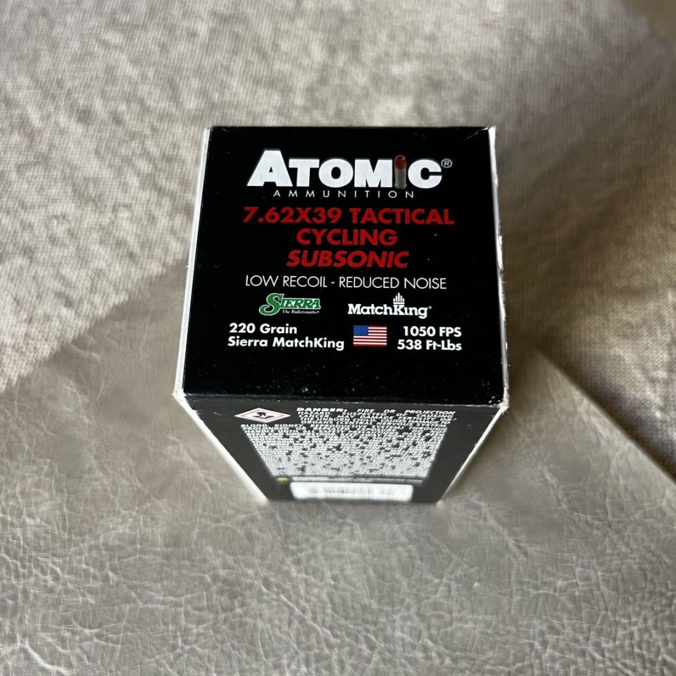 Image 2 - 7.62x39 220gr. Subsonic SMK