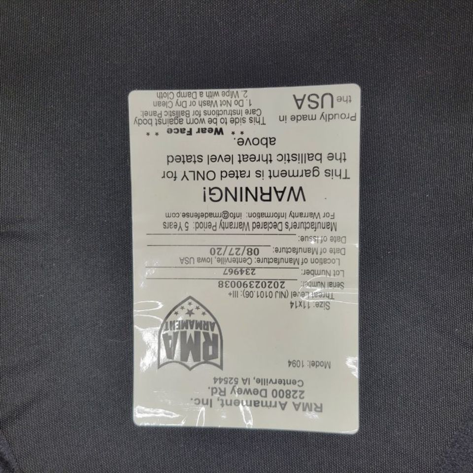 Image 3 - RMA Armament 1094 Level III+ p