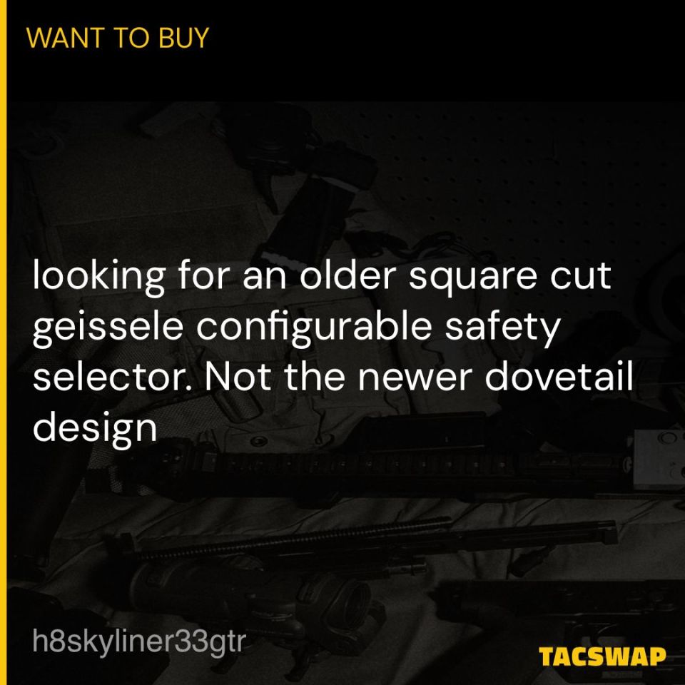Image 1 - Geissele configurable selector