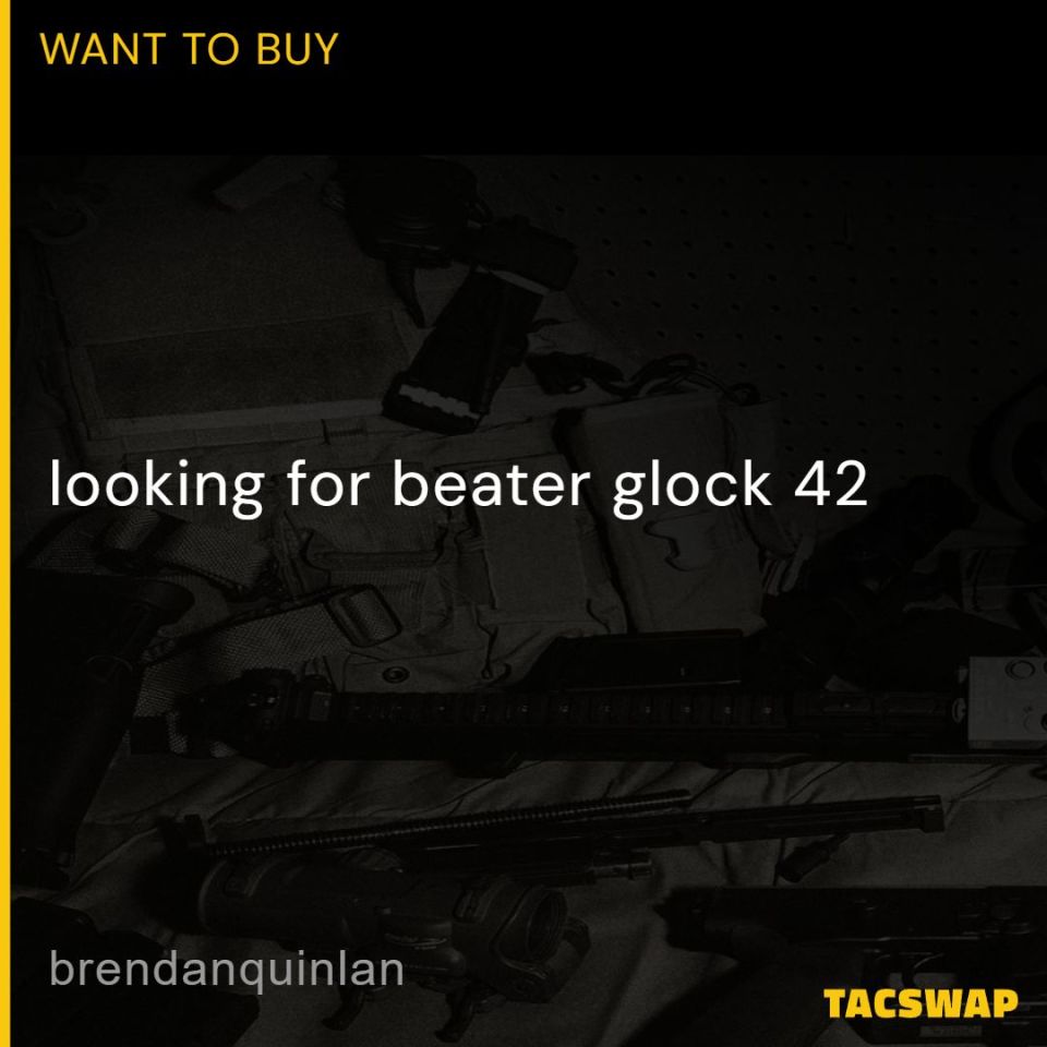 Image 1 - looking for beater glock 42