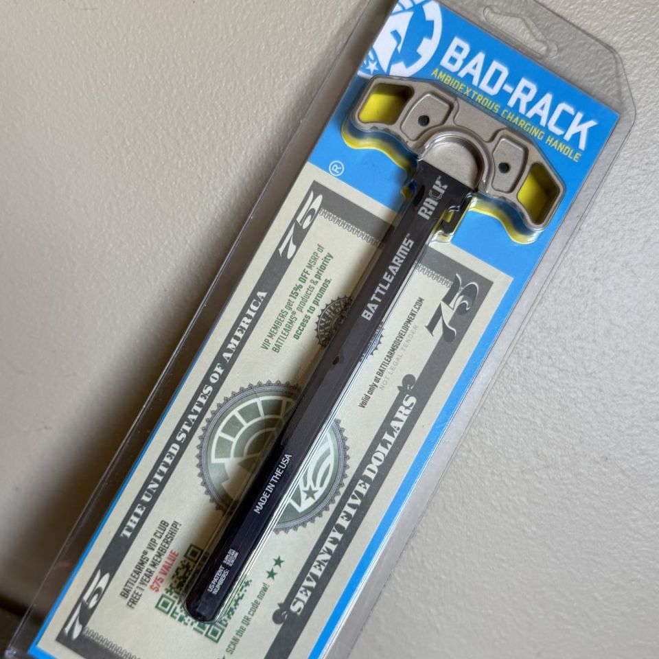 Image 1 - BAD Rack Charging Handle FDE