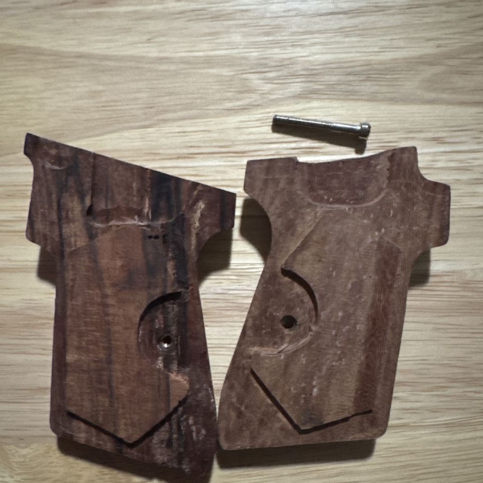 Image 2 - Wood Grips Possibly Walther PP