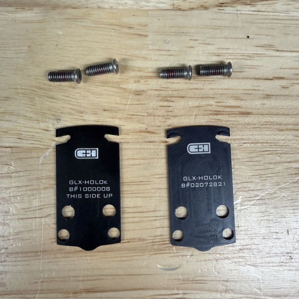 Image 1 - C&H Holosun K Glock slim plate