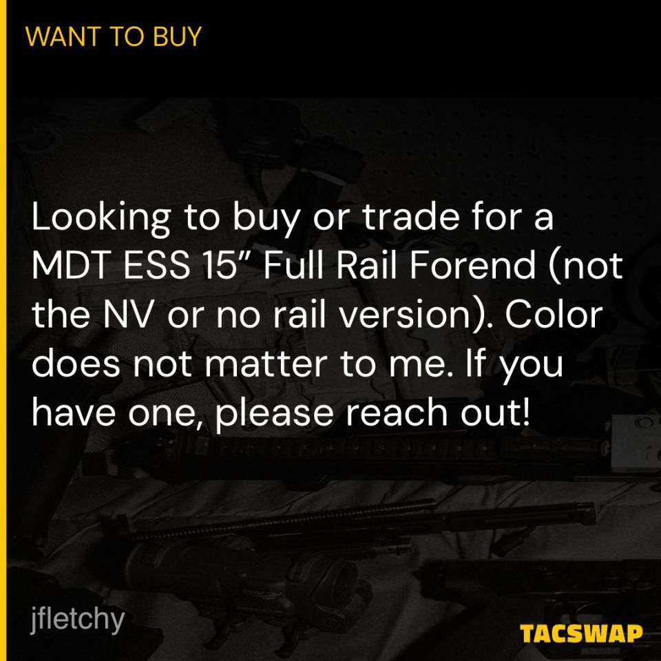 Image 1 - MDT ESS 15” Full Rail Forend