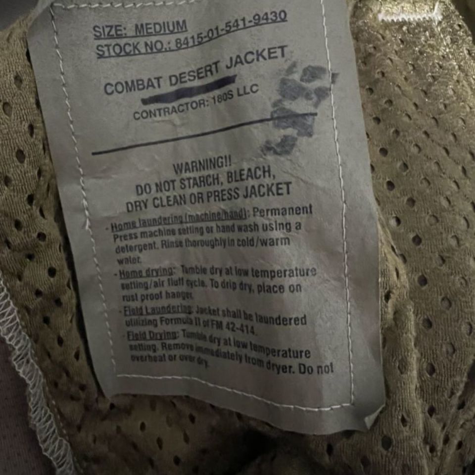 Image 2 - Marpat desert combat jacket M