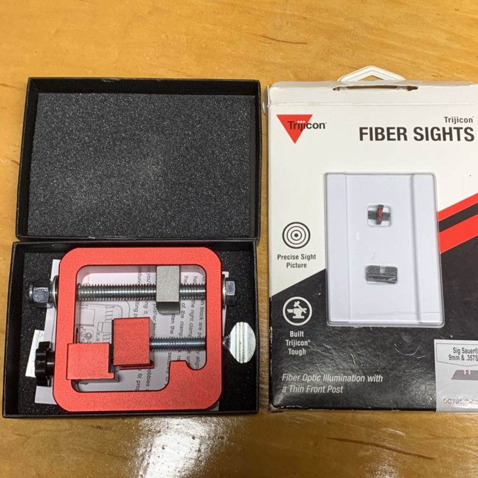 Image 1 - Sig P320 Trijicon Sights & Too