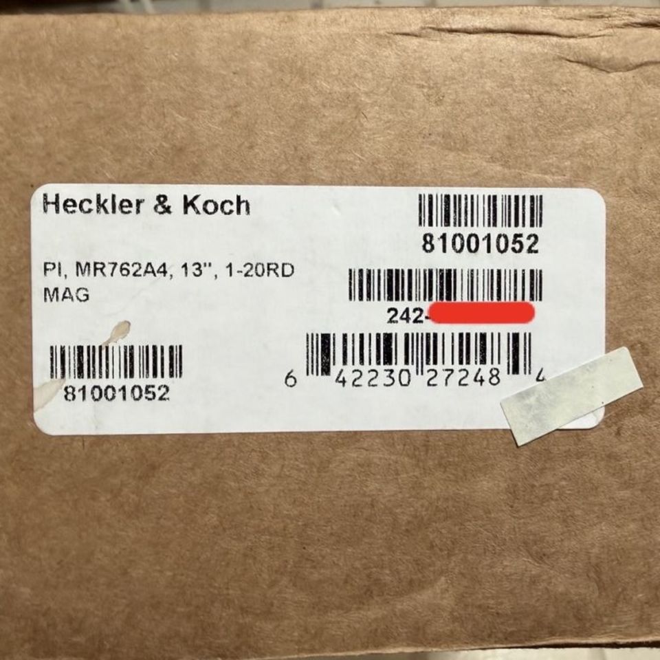 Image 5 - UNFIRED HK MR762 A4 13” 308!!!