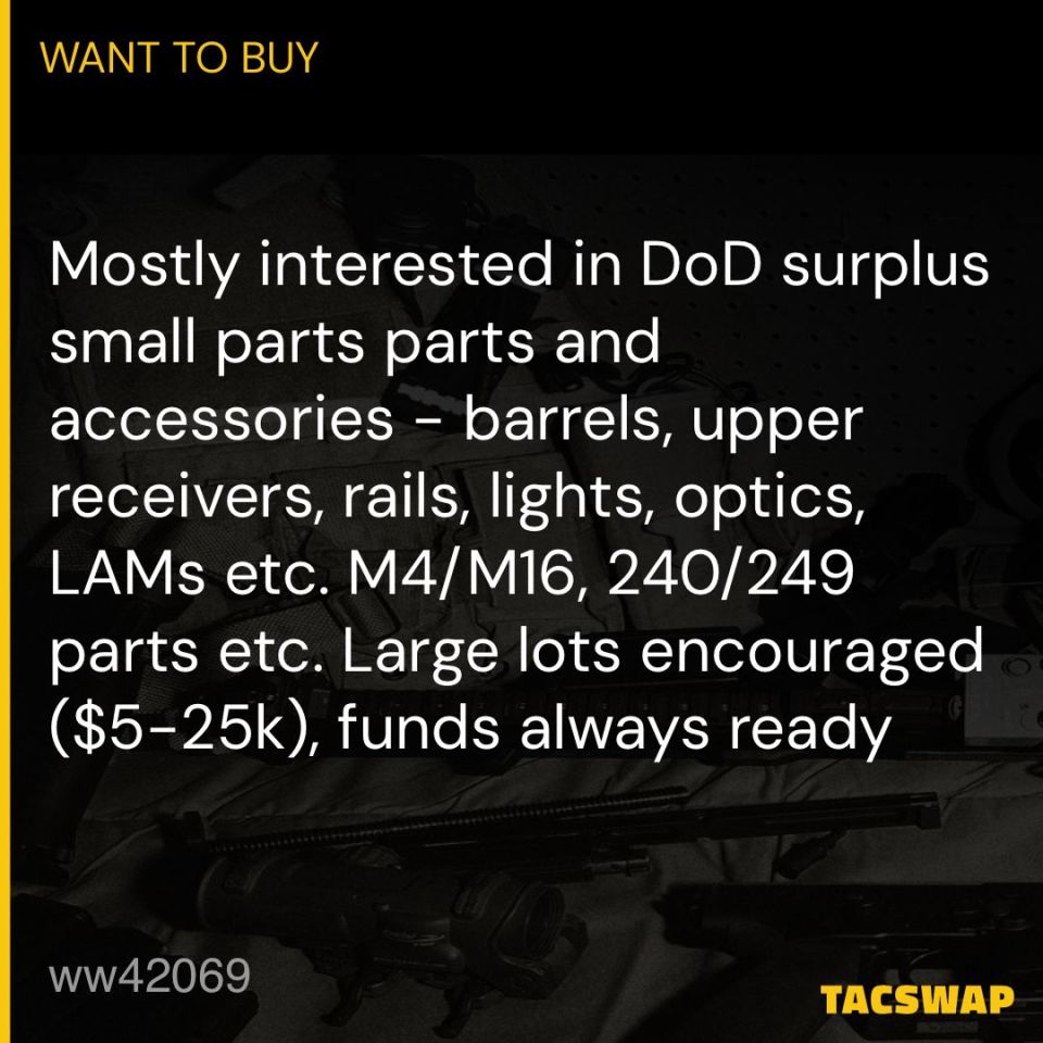 Image 1 - I buy wholesale military surplus
