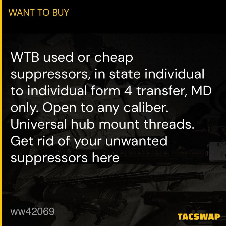 Image 1 - Cheap/used suppressors MD only