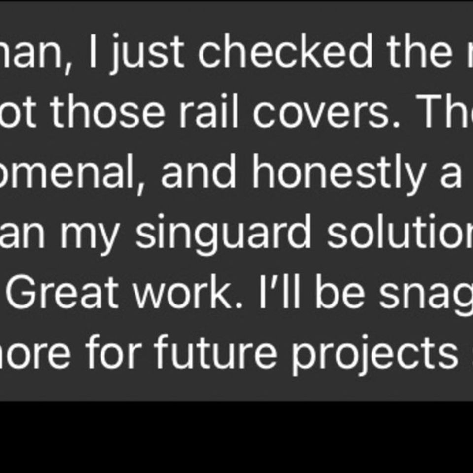 Image 3 - Stippled kac rail covers 