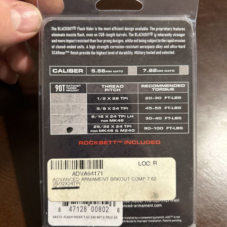 Image 2 - AAC 90T flash hider 