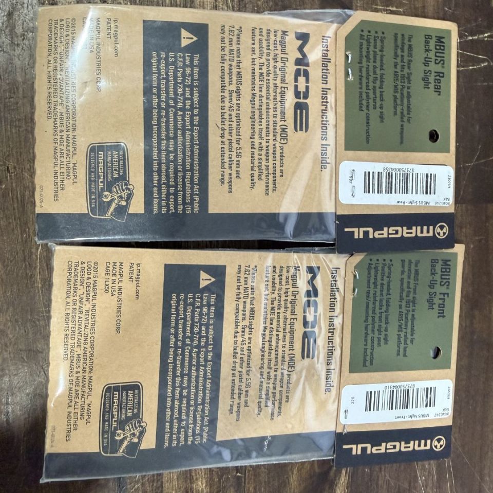 Image 2 - Magpul Mbus Set - New