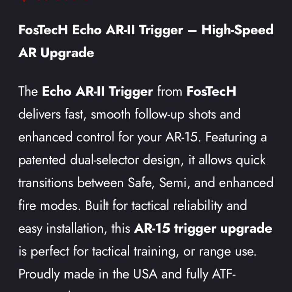 Image 4 - FOSTECH ECHO AR II