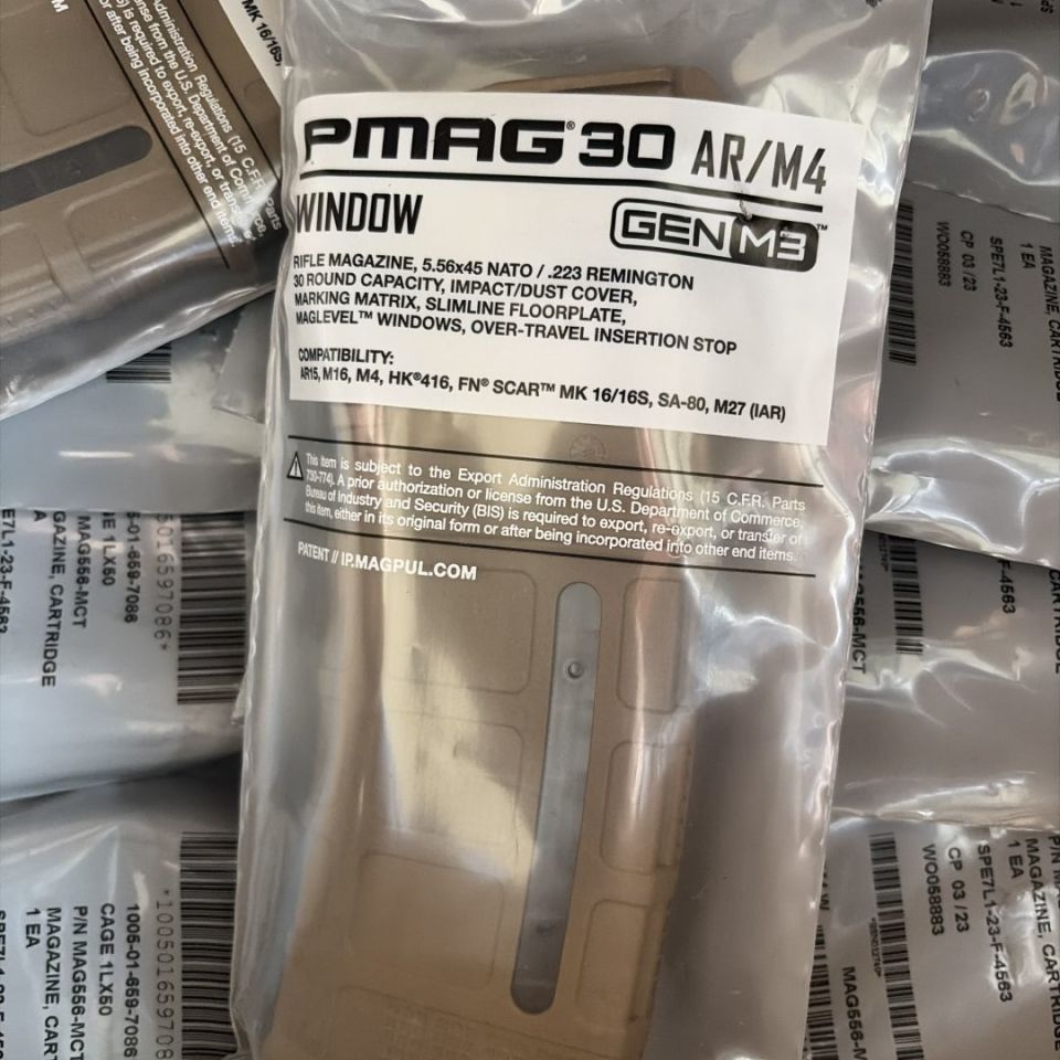 Image 1 - Gen 3 Windowed P Mags TAN
