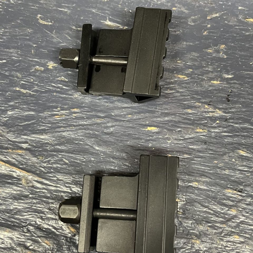 Image 2 - x2 offset picatinny mounts