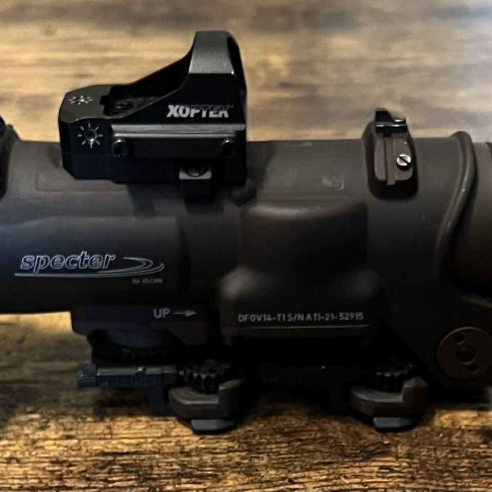 Image 1 - ELCAN 5.56 1-4 FDE w/ XOPTEK