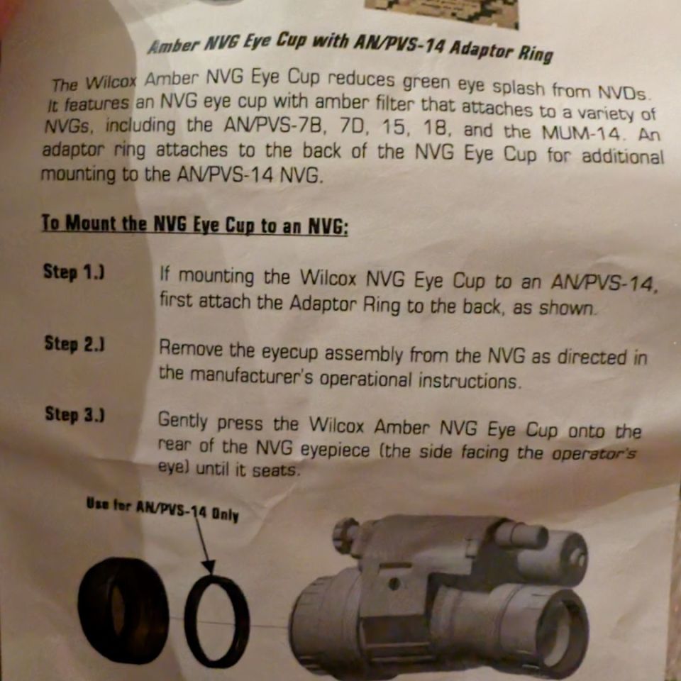 Image 2 - Wilcox Amber Eye Cups