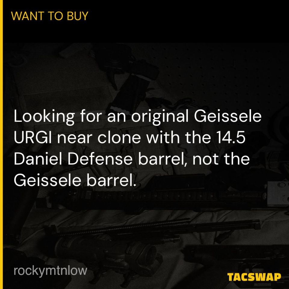 Image 1 - Original URGI with DD barrel