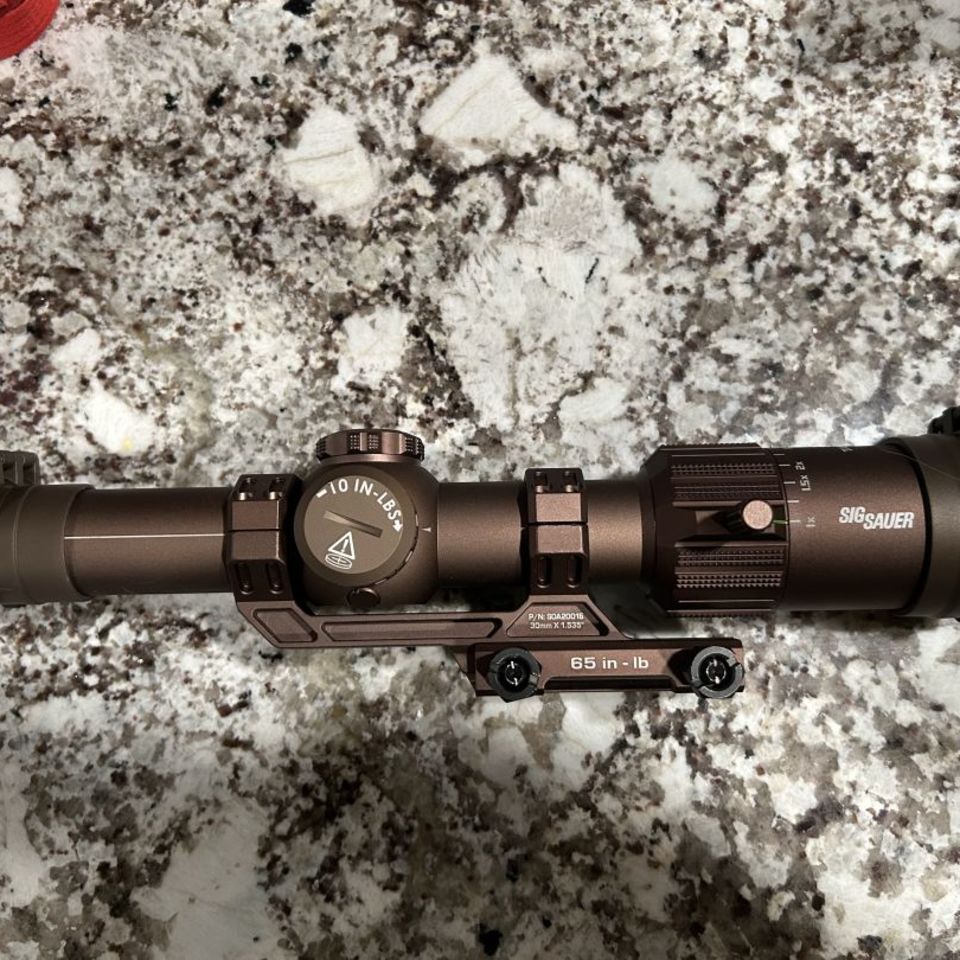 Image 2 - Sig Tango-MSR 1-8x24 + Mount