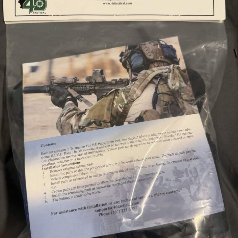 Image 3 - 4D Tactical Helmet pads