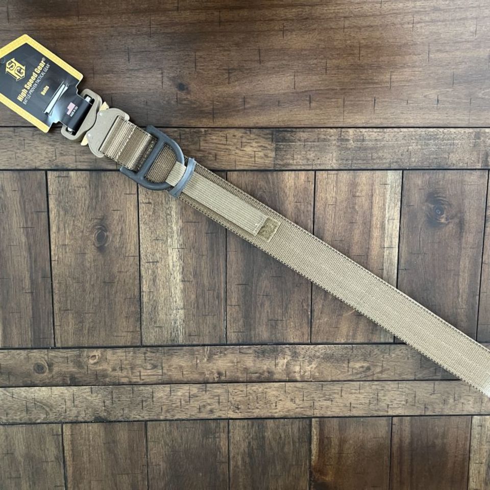 Image 2 - HSGI D-Ring Cobra Riggers Belt Coyote Tan