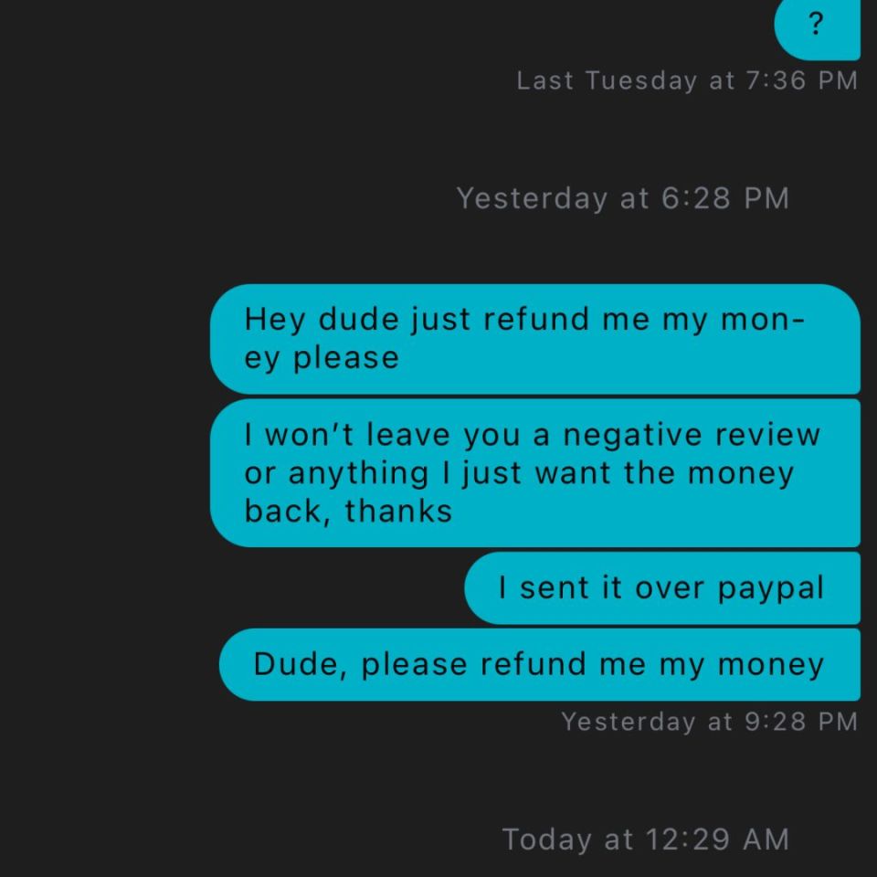 Image 3 - Scammer bigdawg44 