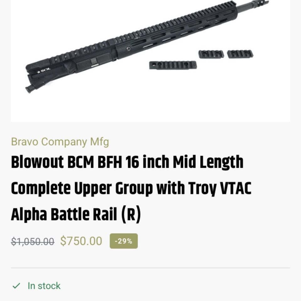 Image 3 - Bravo company upper on sharps 