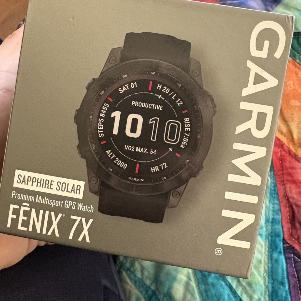 Image 1 - Garmin Fenix 7X Sapphire Solar