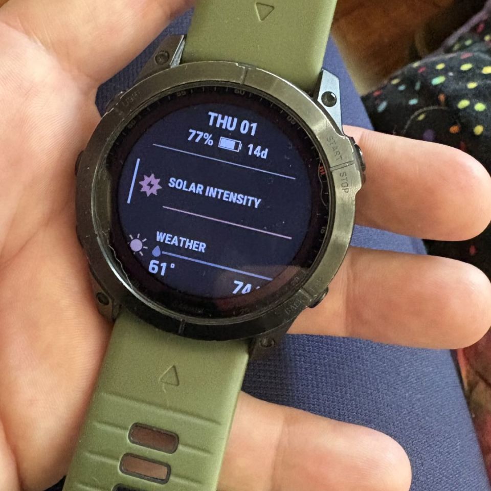 Image 2 - Garmin Fenix 7X Sapphire Solar