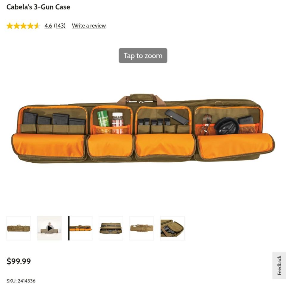 Image 3 - Cabelas 3 Gun Case