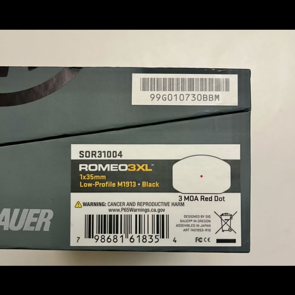 Image 3 - SIG Romeo 3XL Reflex Sight