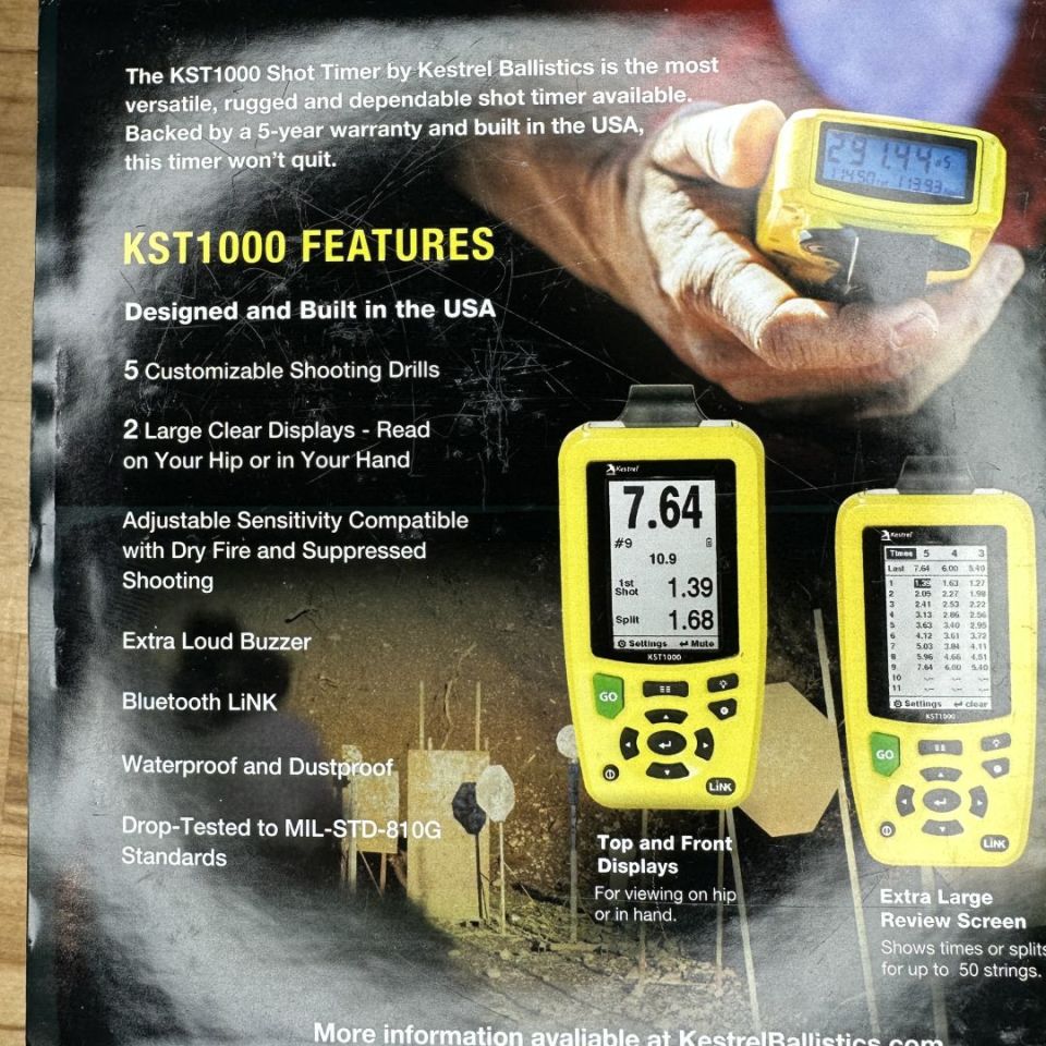 Image 3 - Kestrel KST100 Shot Time