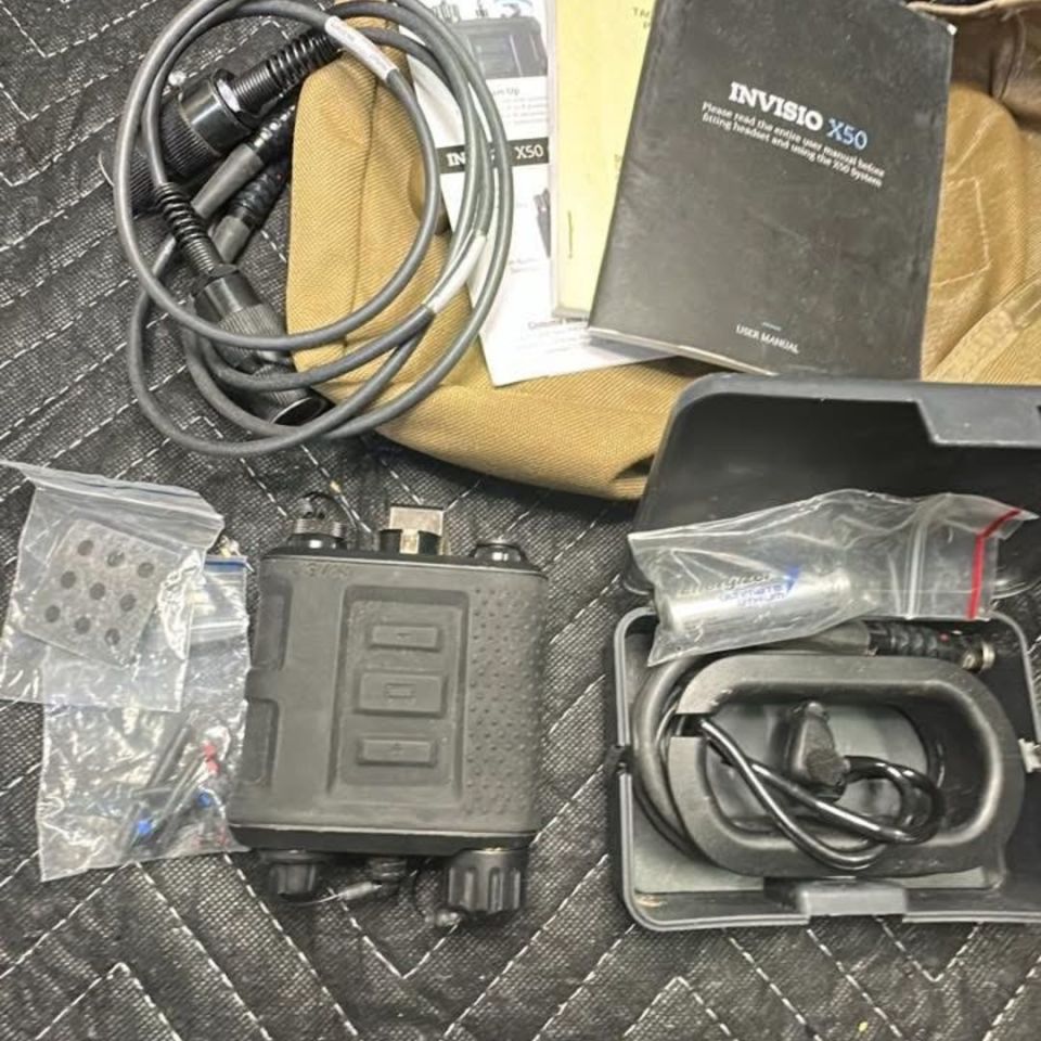 Image 1 - Invisio X50 TEA dual comm kit