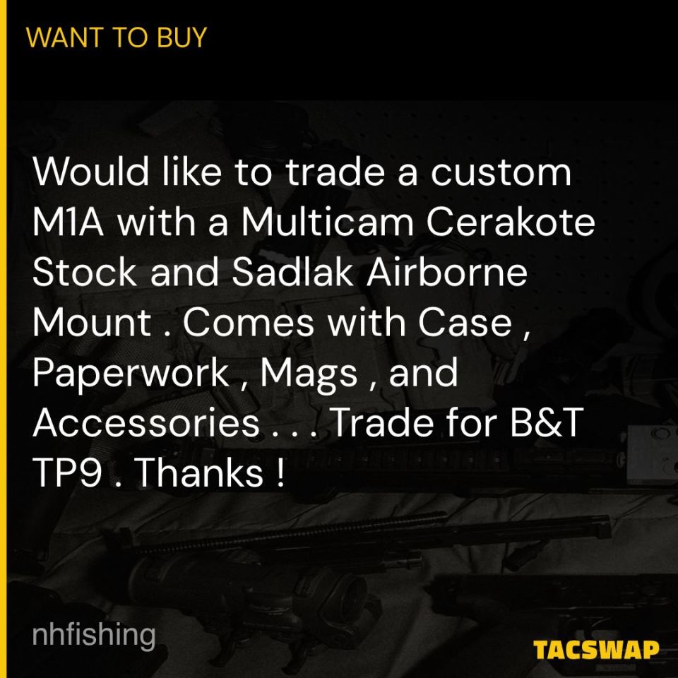 Image 1 - Custom Cerakote M1A + for TP9 