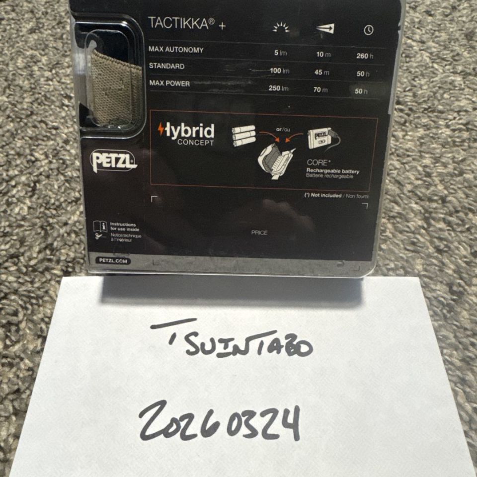 Image 3 - NIB Multicam Petzl Tactikka +