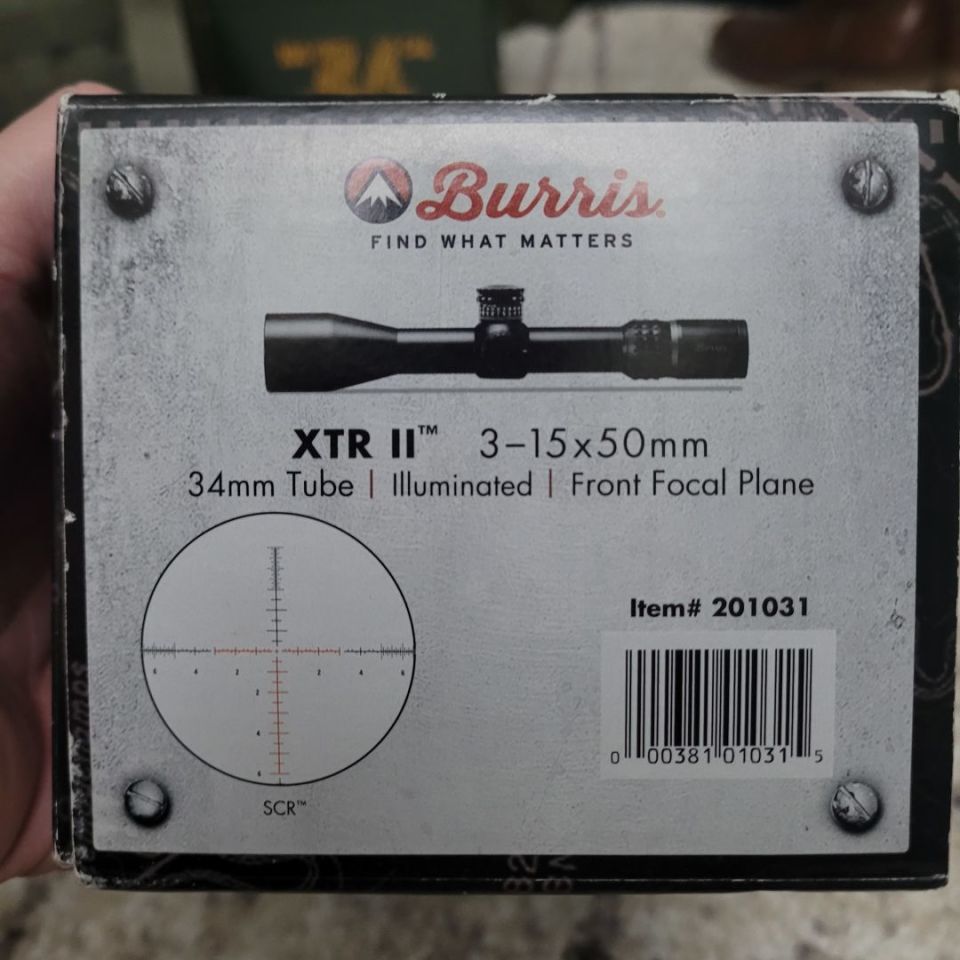 Image 2 - Burris XTR II 3-15x50 
