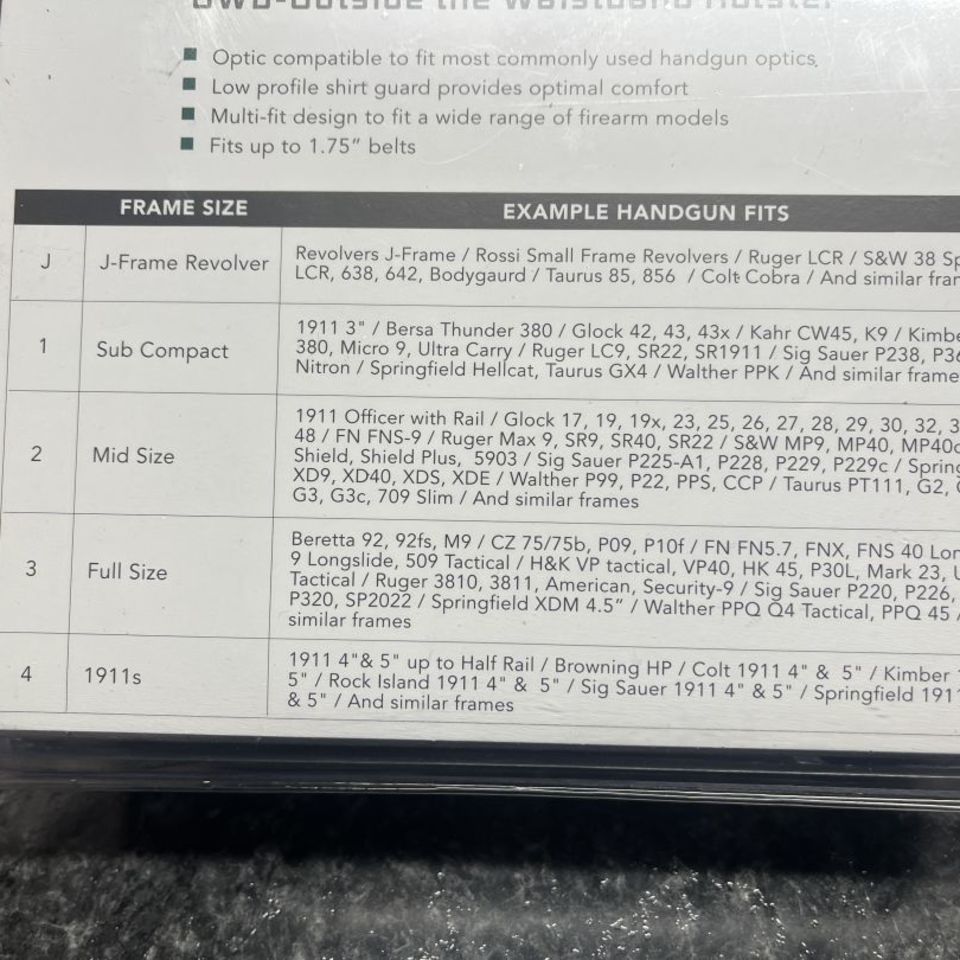 Image 2 - Uncle Mikes Size 2 OWB Holster