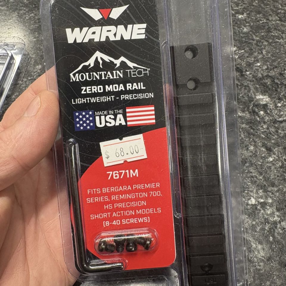 Image 1 - Warne Mountain Tech Rifle Rail