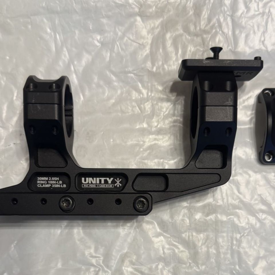 NEW Unity Tactical Fast 30mm LPVO Mount w/ RMR/SRO Top Mount | Tacswap