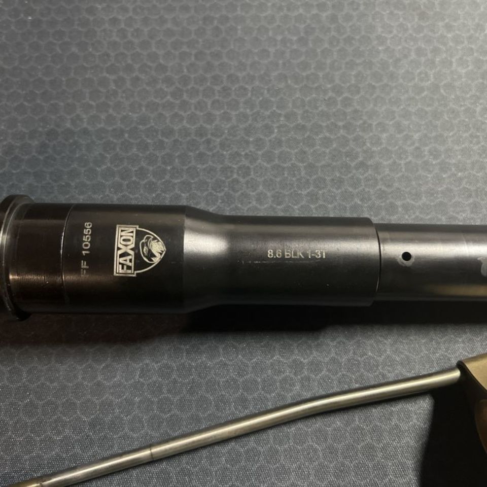 Image 3 - 8.6 Blackout 8” AR10 Barrel