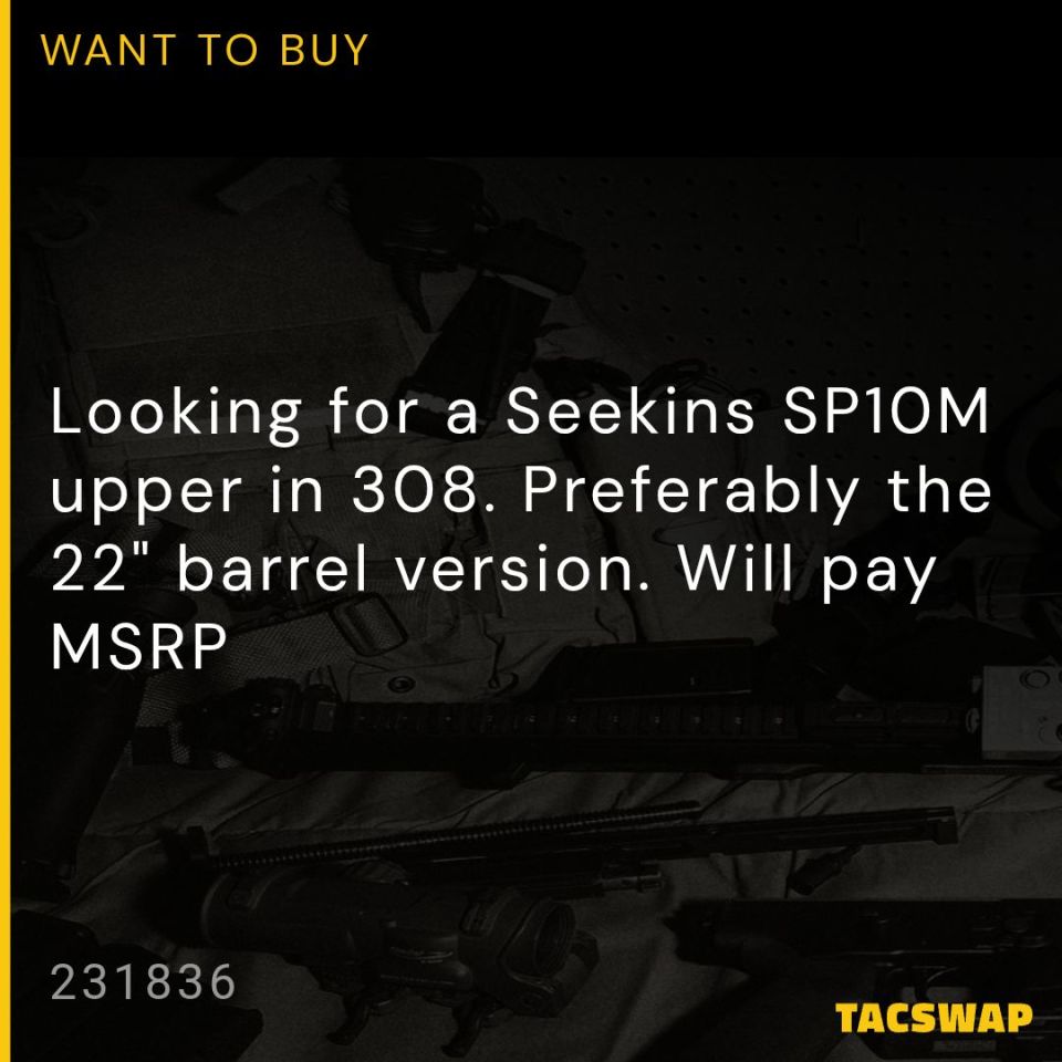 Image 1 - Seekins SP10M Upper