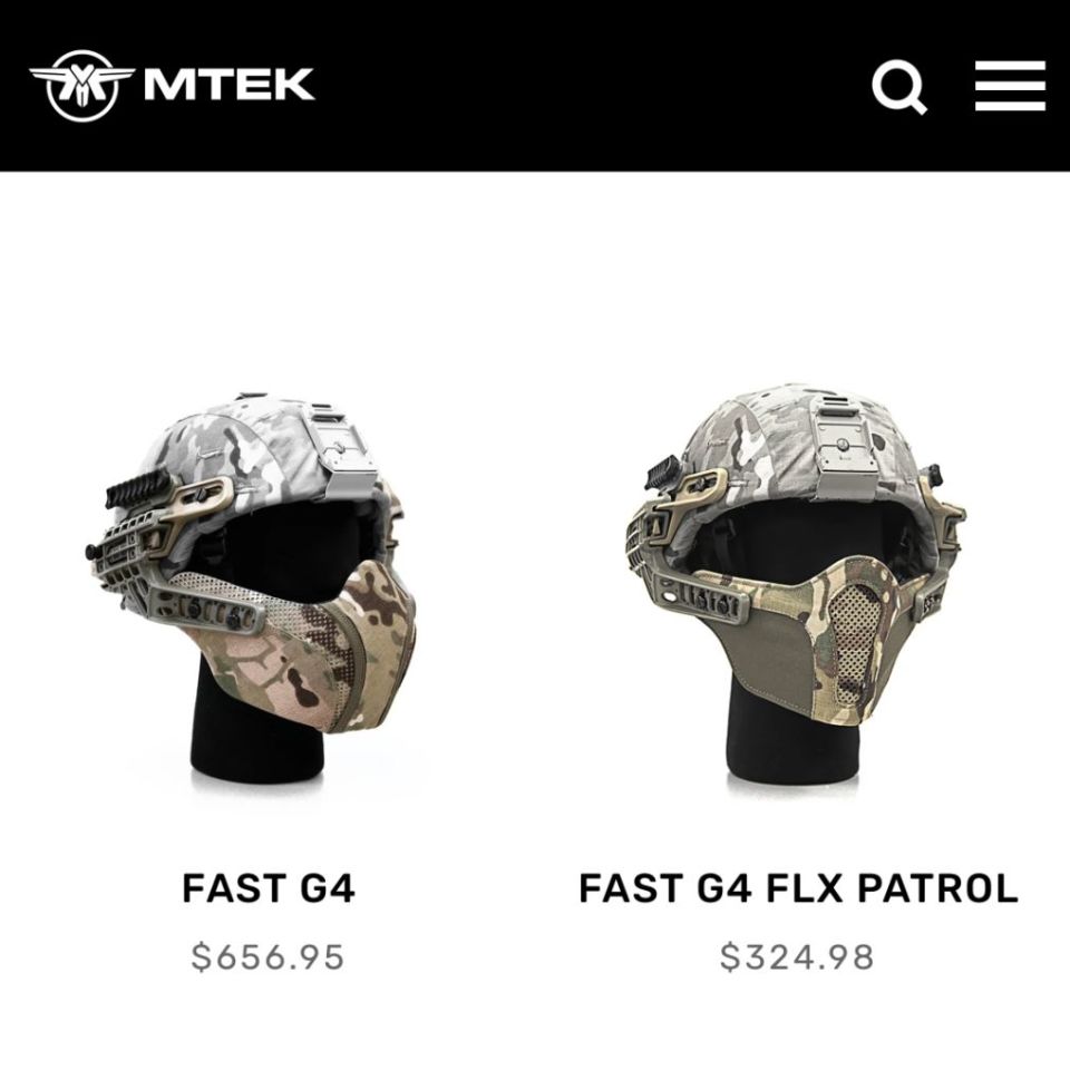 Image 2 - WTB: MTEK FAST G4 or FLX Patrol Ballistic Mandible 