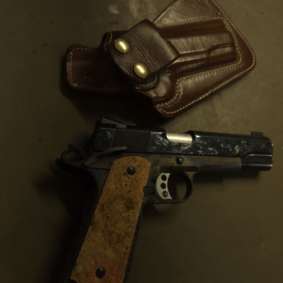 Image 3 - Caspian Custom 1911 engraved 