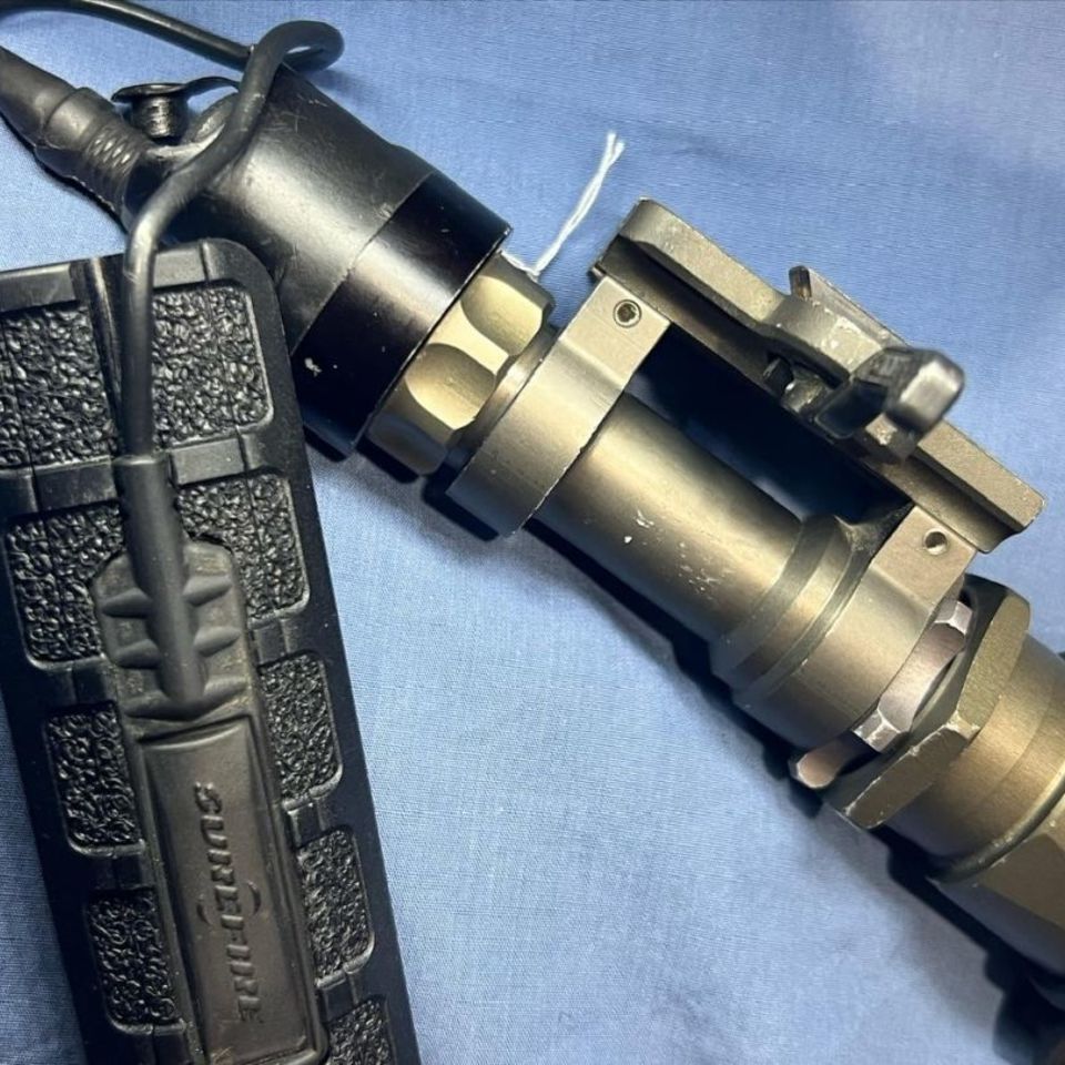 Image 3 - Surefire rifle light w/ ARMS 
