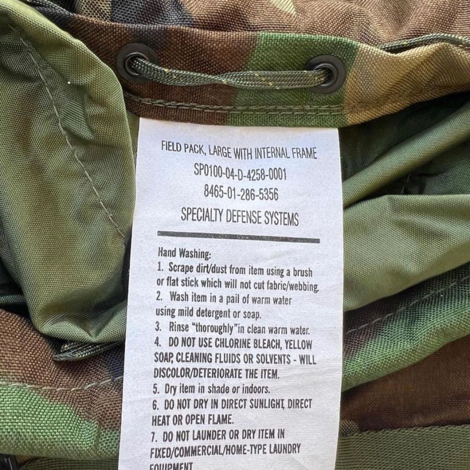 Image 2 - USGI CFP 90 Woodland BDU ruck