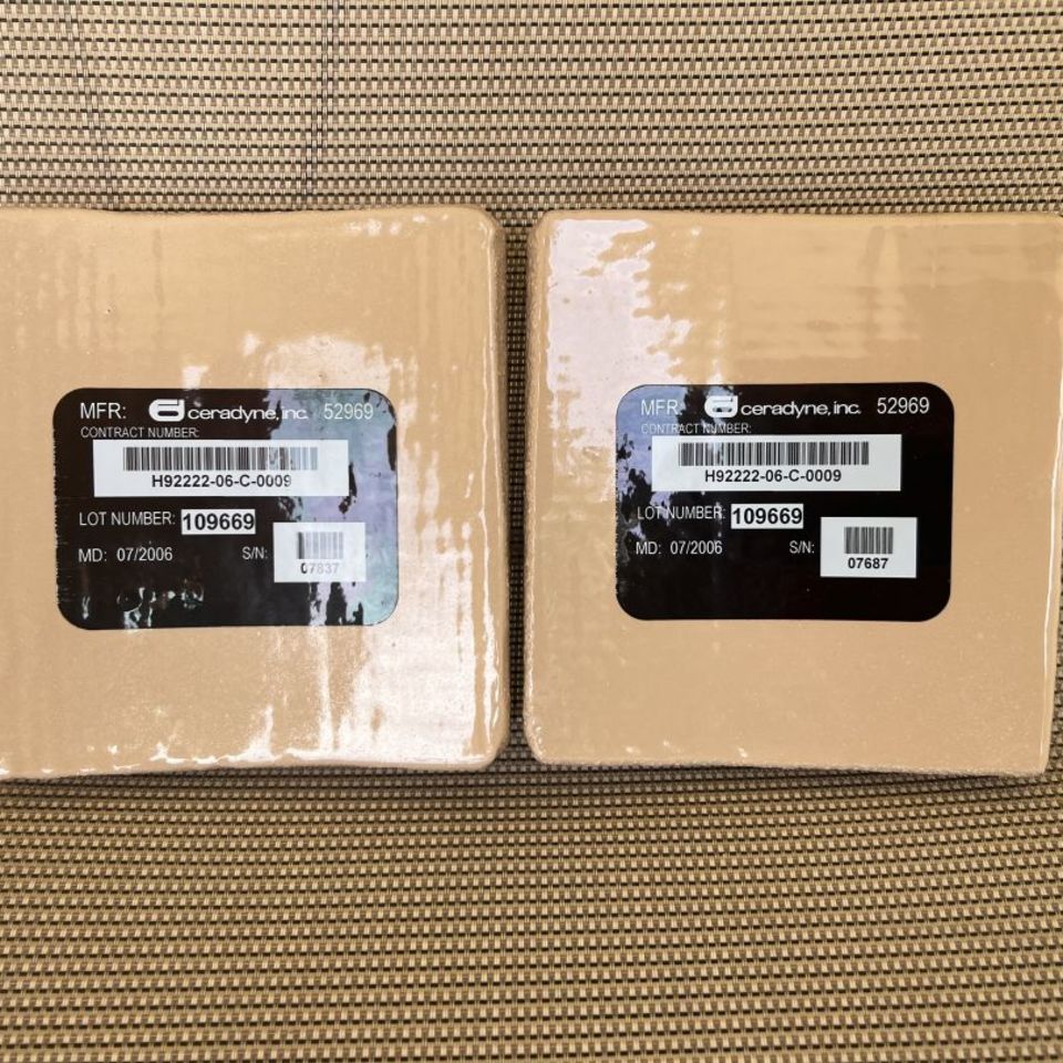 Image 1 - Ceradyne 6x6 MSAP plates