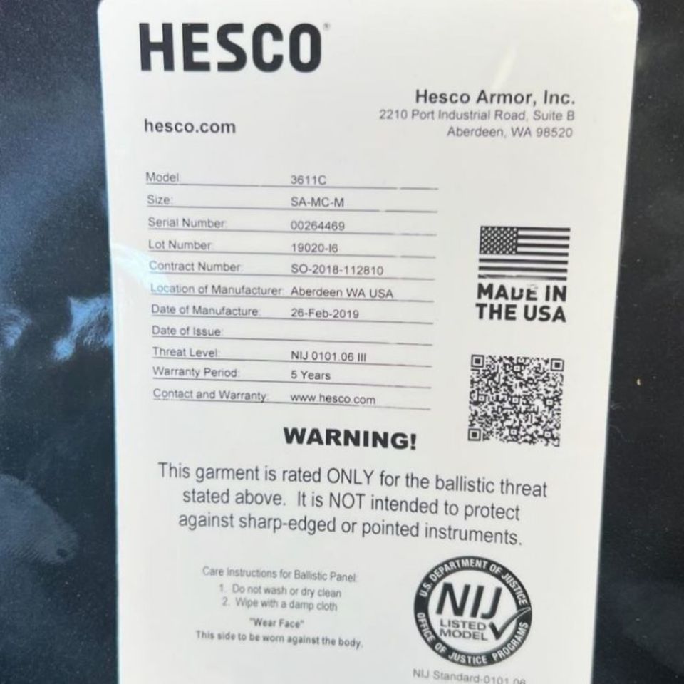 Image 2 - Hesco 3611C sapi cut plates