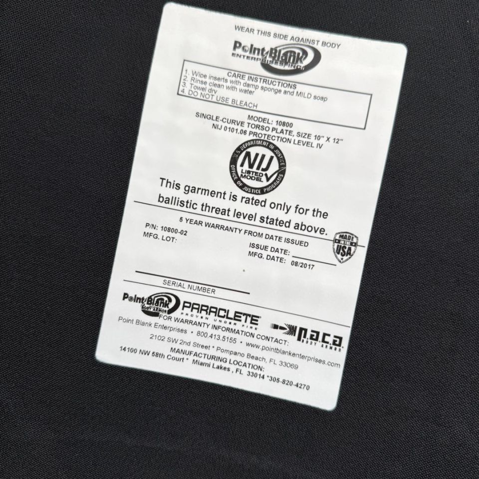 Image 2 - Point Blank L 4 10x12 Plates