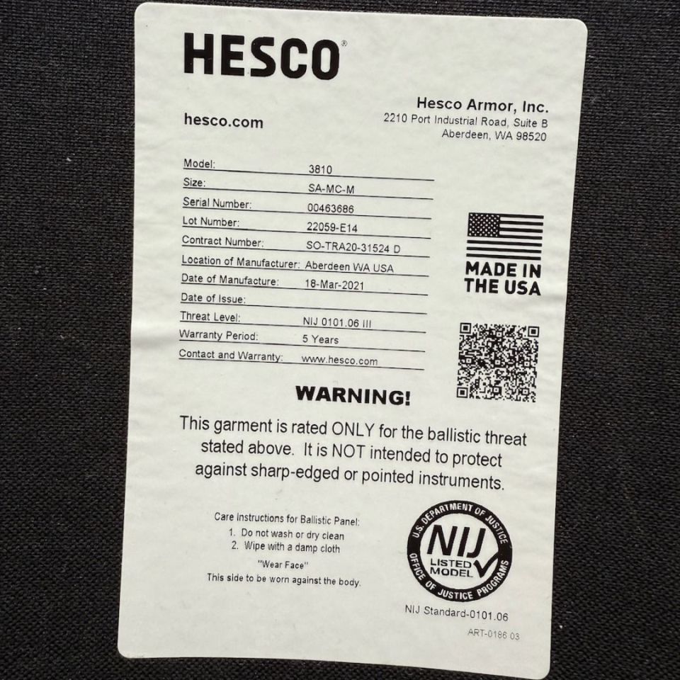 Image 2 - Hesco 3810 Med 3+ plates