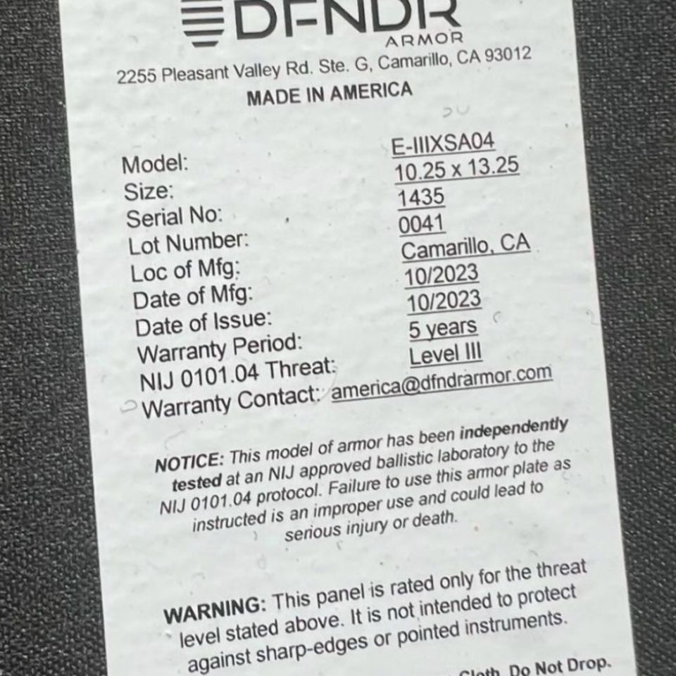 Image 2 - DFNDR level 3+ large plates NO TRADES